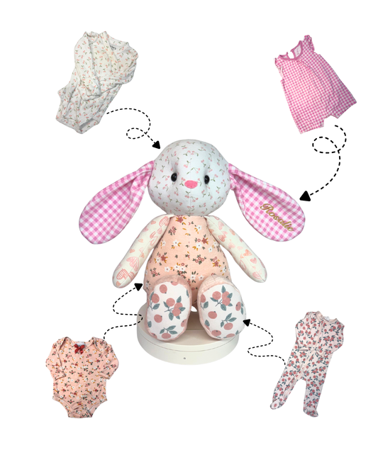 Keepsake Memory Bunny — Created from your loved one’s clothing