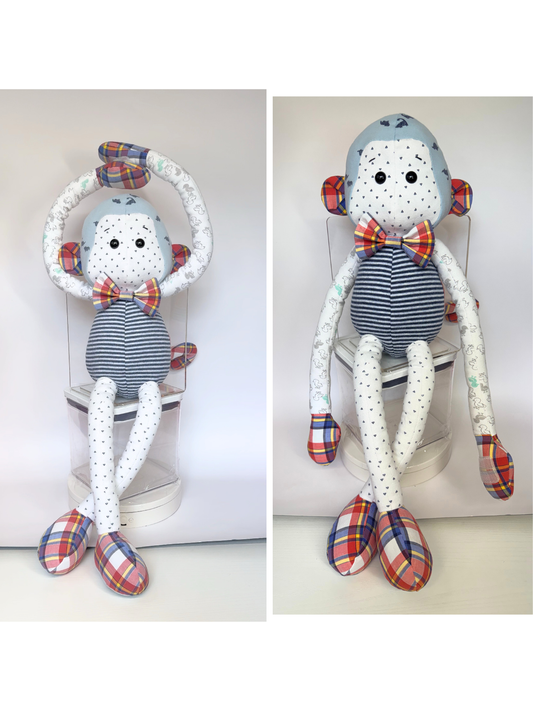 Keepsake Memory Monkey – Made from Your Loved One’s Clothing