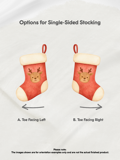 Christmas Keepsake Stocking Made from Your Baby’s Clothing