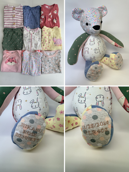 Classic Memory Bear Keepsake – Made from Your Loved One’s Clothing