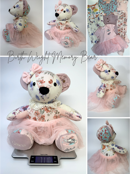 Signature Memory Bear Keepsake – Made from Your Loved One’s Clothing