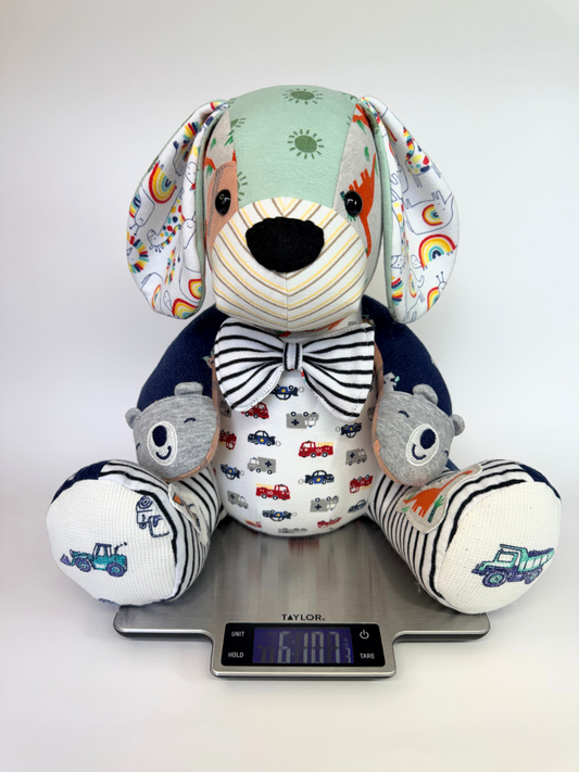 Memory Dog Keepsake – Made from Your Baby’s Clothes