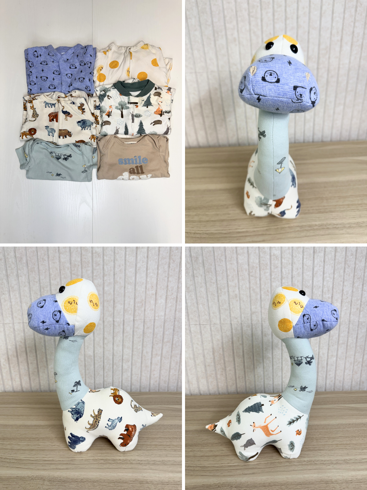 Memory Dino Keepsake – Made from Your Loved One’s Clothing 🦕🤍