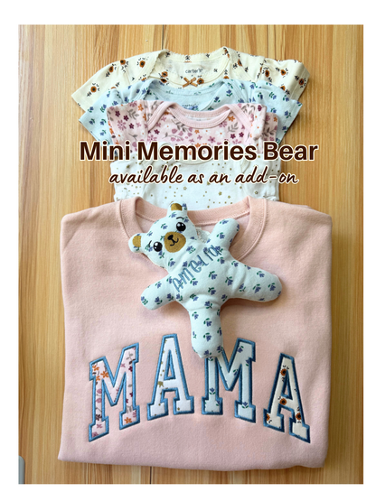 Custom Keepsake Sweatshirt  – Made From Your Loved One’s Clothes