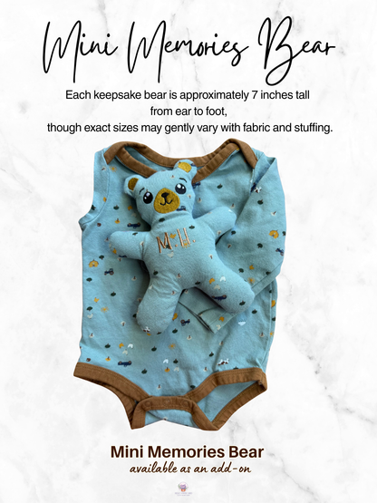 Custom Keepsake Sweatshirt – Straight Letter Design – Made From Your Loved One’s Clothes